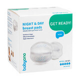 BabyOno, Night and Day breast pads, 40 pcs