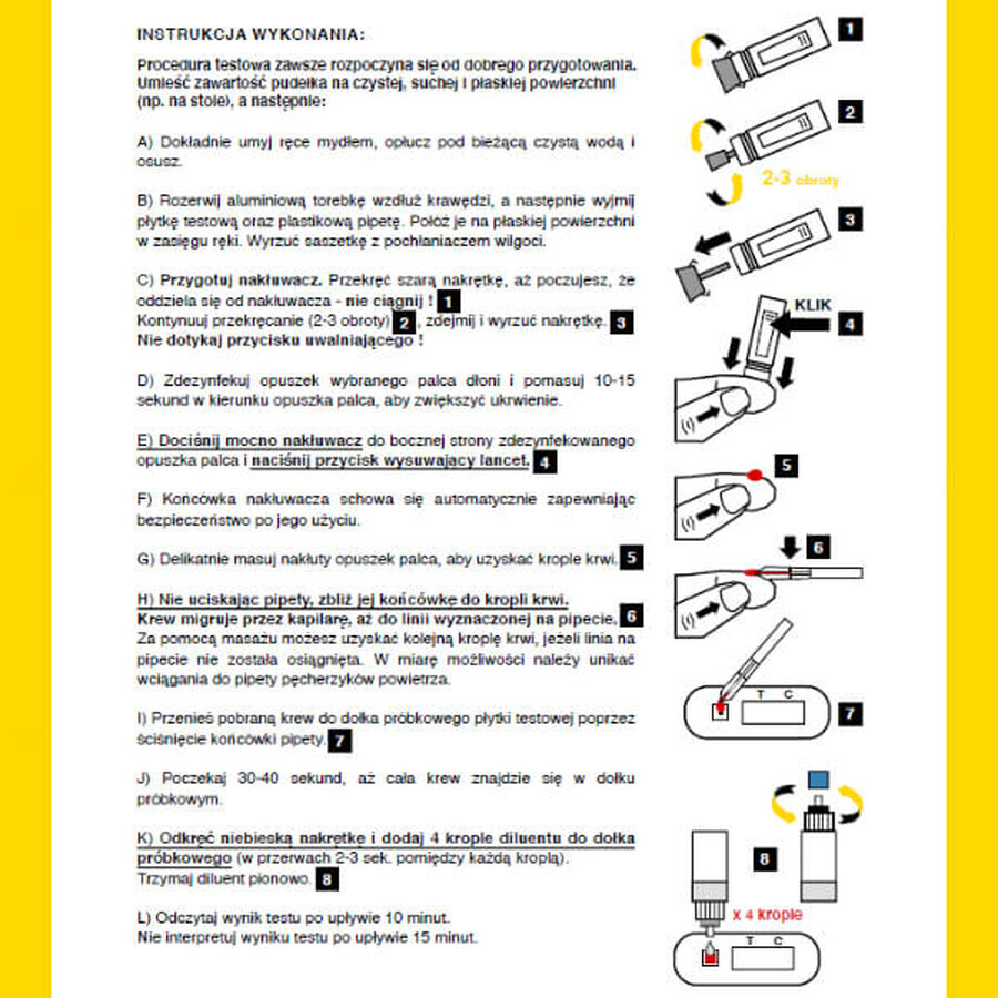 LabHome Allergy-Check, test de sânge pentru anticorpi IgE, diagnostic al alergiilor, 1 buc