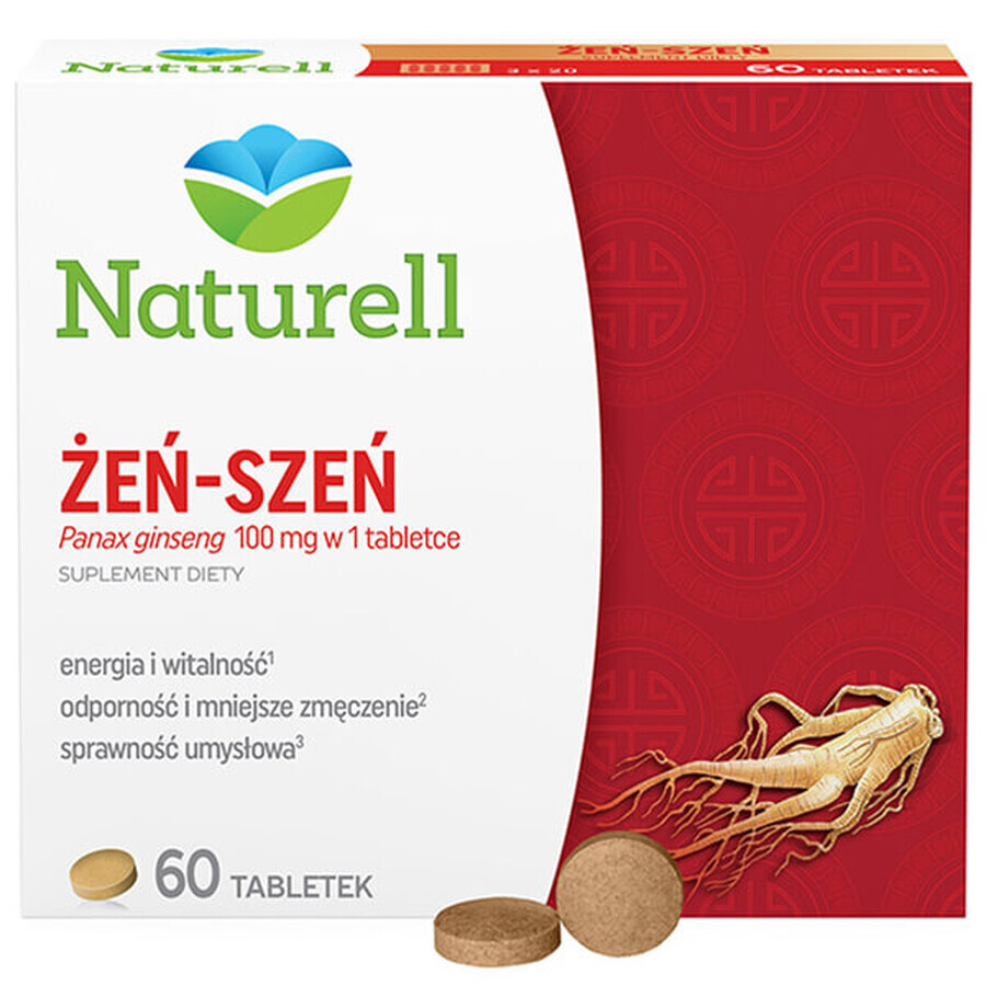 Naturell Ginseng, 60 tabletten