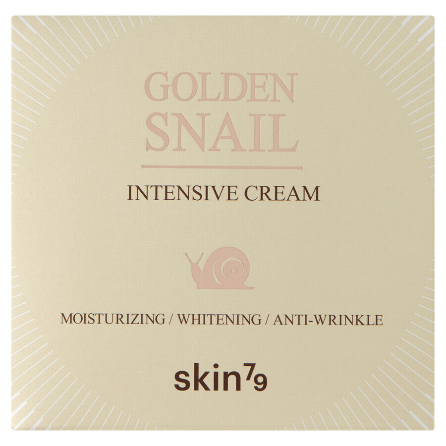 Skin79 Golden Snail Intensive Cream, Gesichtscreme mit Schneckenschleim, 50 g