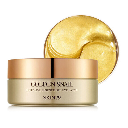 Skin79, Golden Snail Intensive Essence Gel Eye Patch, ooglapjes, 60 stuks