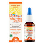 Dr Jacob's D3 Forte Sunshine Vitamin Drops, 20 ml