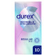 Durex Invisible, extra vochtige condooms, superdun, 10 stuks