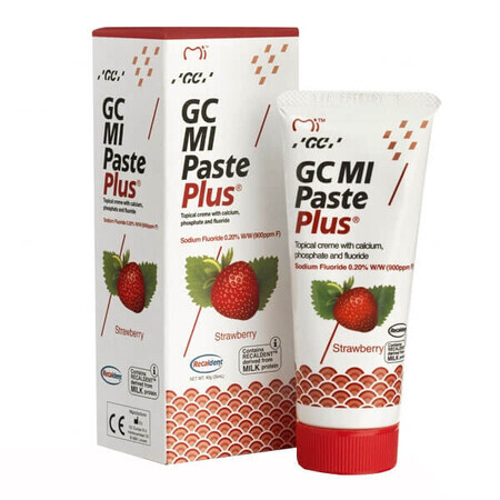 GC MI Paste Plus, lokale pasta, aardbeiensmaak, 35 ml