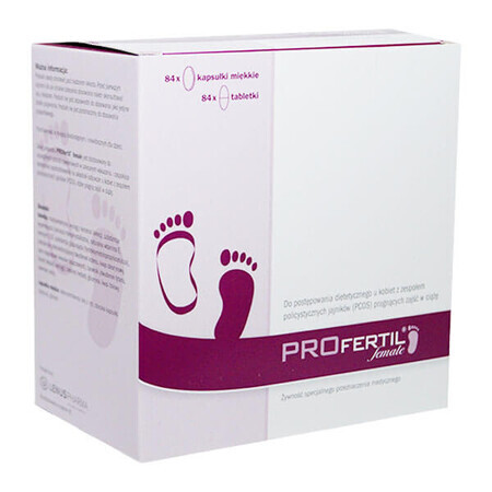 Profertil female, voorbereiding voor vrouwen, 84 tabletten + 84 capsules