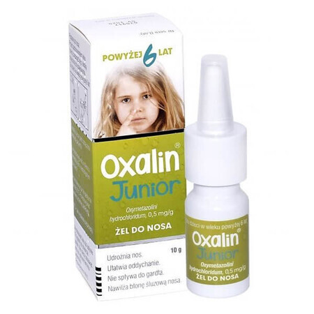 Oxalin Junior 0.5 mg/g, nasal gel for children over 6 years, 10 g