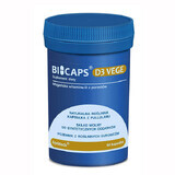 ForMeds Bicaps D3 Vege, vitamine D 2000 IE, 60 capsules