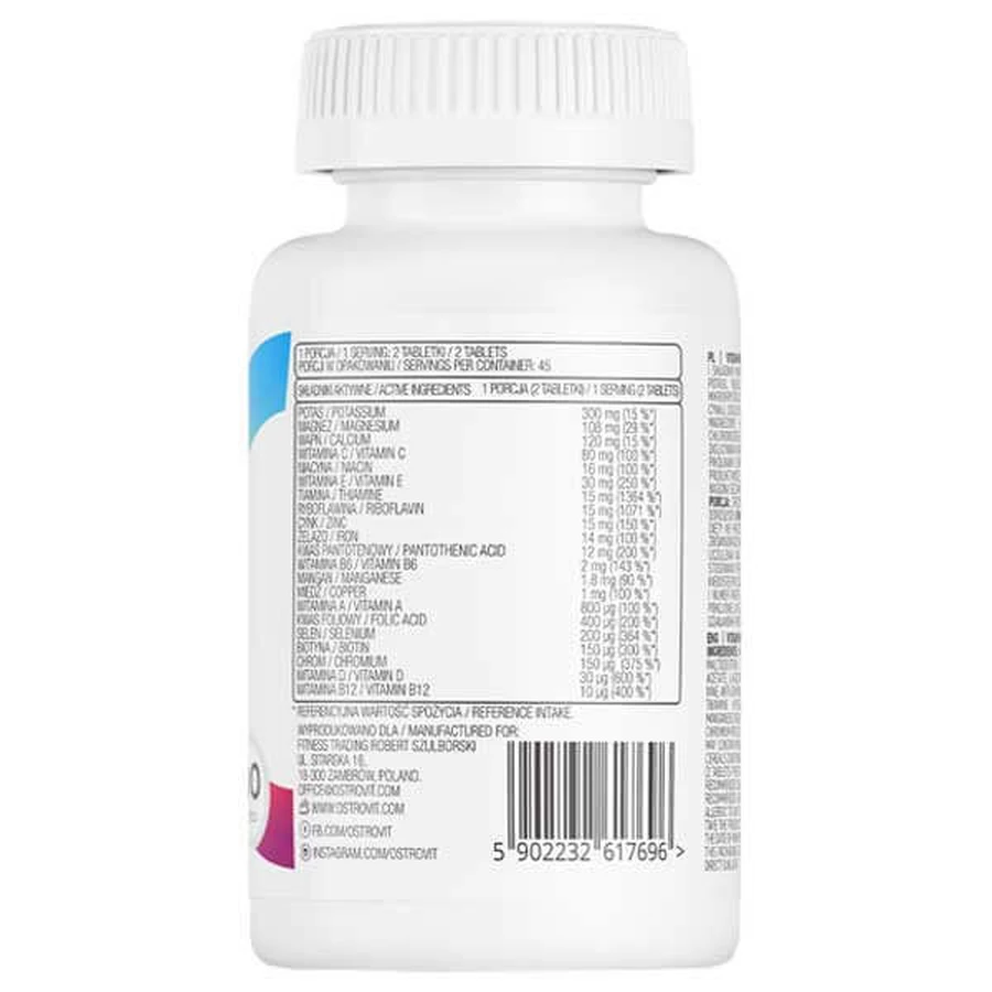 OstroVit Vit+Min Forte, 90 tabletten