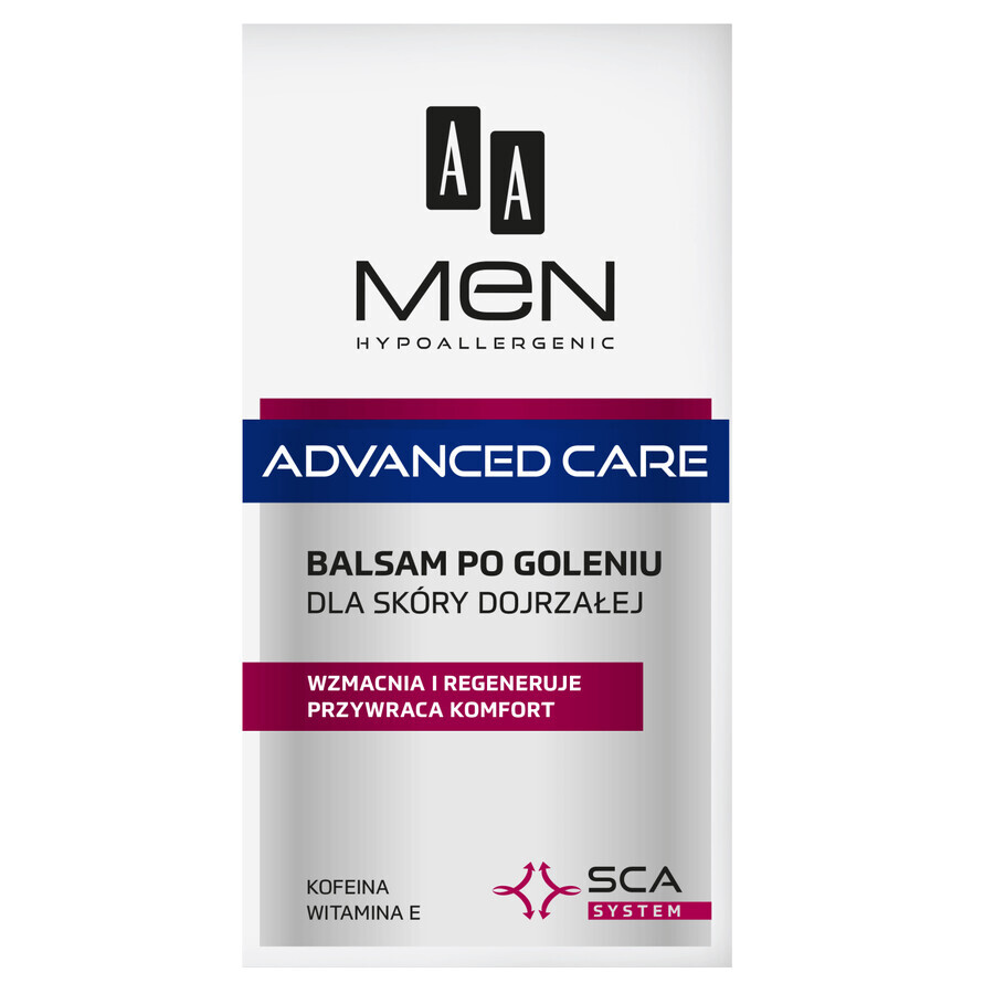 AA Men Advanced Care, bálsamo para después del afeitado para pieles maduras, 100 ml