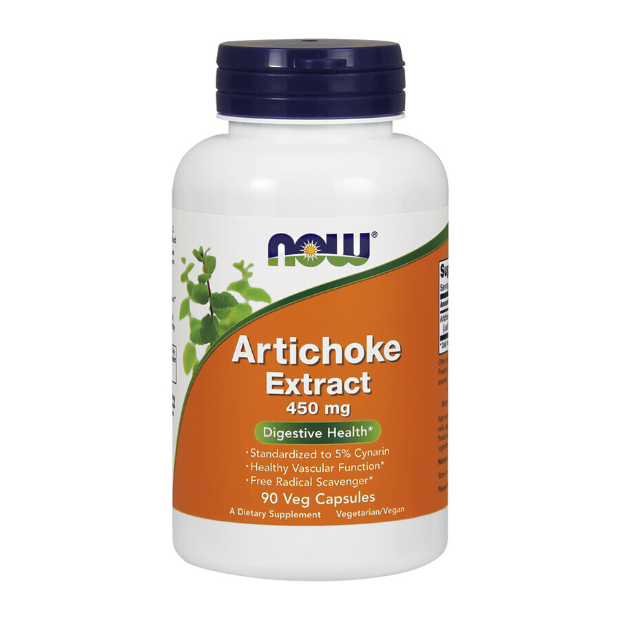 Now Foods Artisjok Extract, artisjok, 90 plantaardige capsules