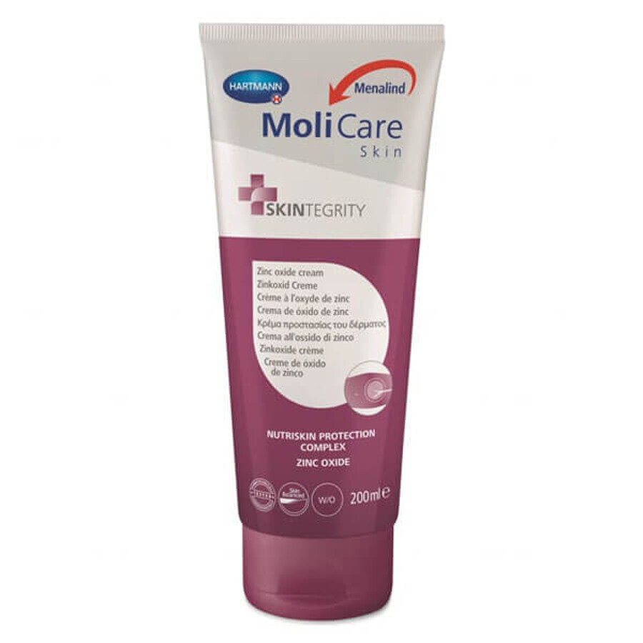 MoliCare Skin, beschermende crème met zinkoxide, 200 ml