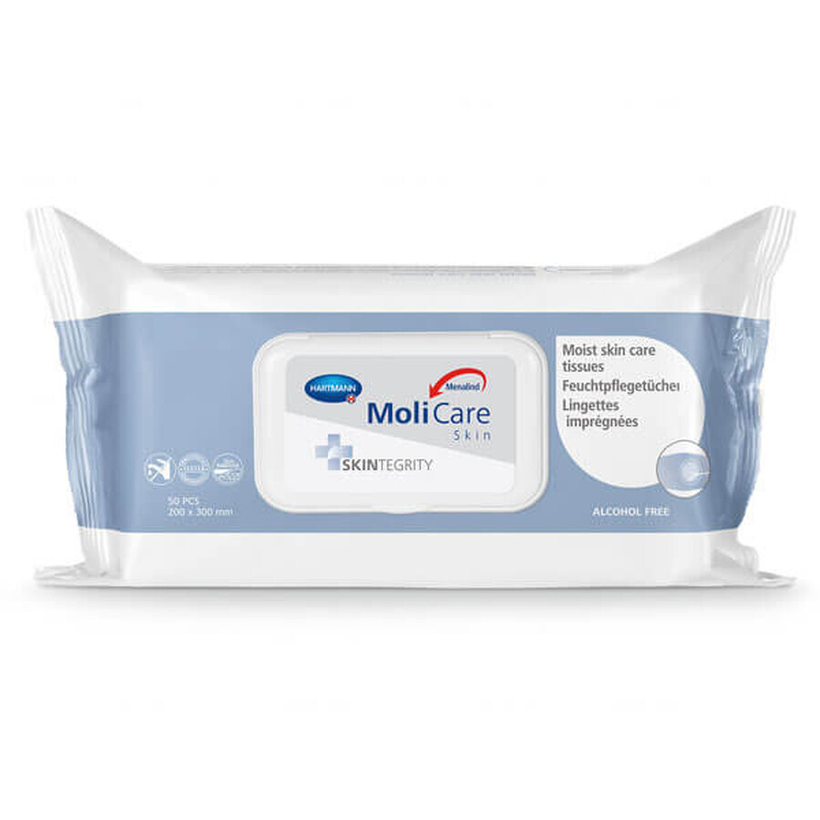 MoliCare Skin, vochtige doekjes voor huidverzorging, 50 stuks