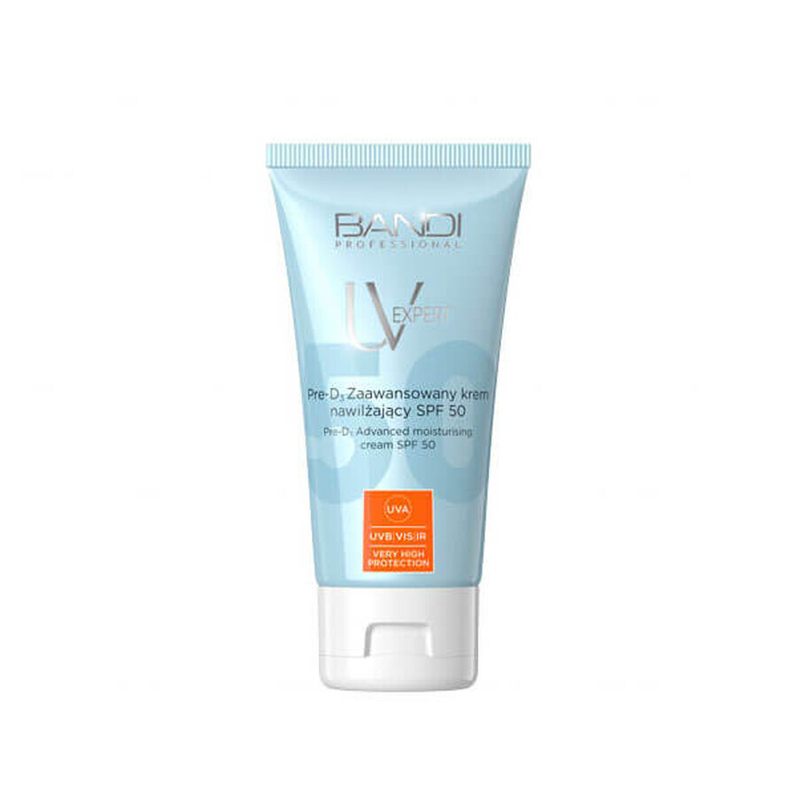 Bandi UV Expert PRE-D3, crema hidratante avanzada, SPF 50, 50 ml