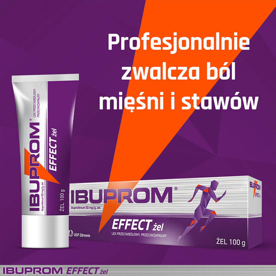 Efecto Ibuprom 50 mg/ g, gel, 60 g