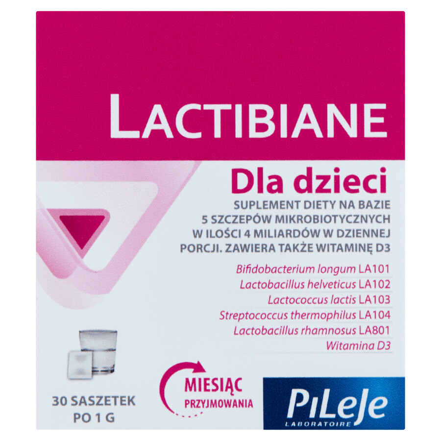 Lactibiane per bambini, 1 g x 30 bustine