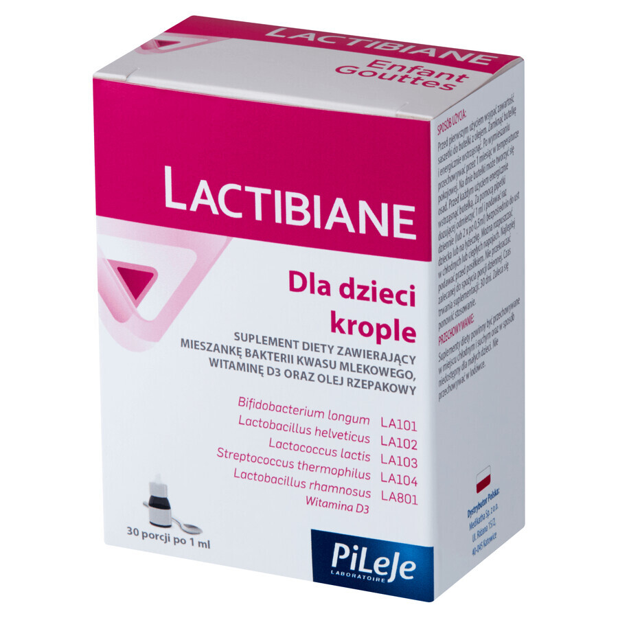 Lactibiane pentru copii, picături, 30 ml