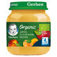 Gerber Organic, Dessert, appel perzik abrikoos, na 4 maanden, 125 g