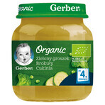 Gerber Bio Lunch, groene erwten, broccoli, courgette, na 4 maanden, 125 g