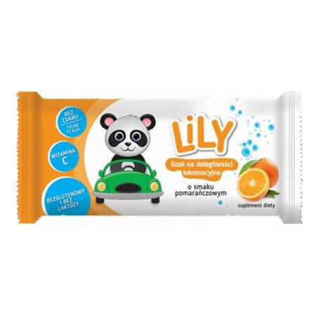 Lily Lollipop for motion sickness, orange flavor, 1 pc