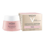 Vichy Neovadiol Rose Platinium, Crema facial fortalecedora y revitalizante de rosas para pieles maduras y apagadas, 50 ml