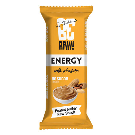 BeRAW! Energy Raw Snack, energiereep, hazelnootcrème, 40 g