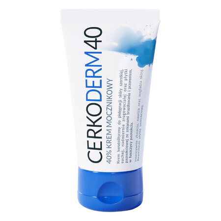 Cerkoderm 40, 40% ureum crème, droge, vereelte huid, 50 ml