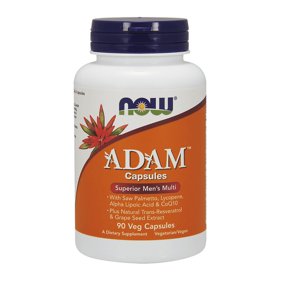 Now Foods Adam, multivitamine voor mannen, 90 capsules