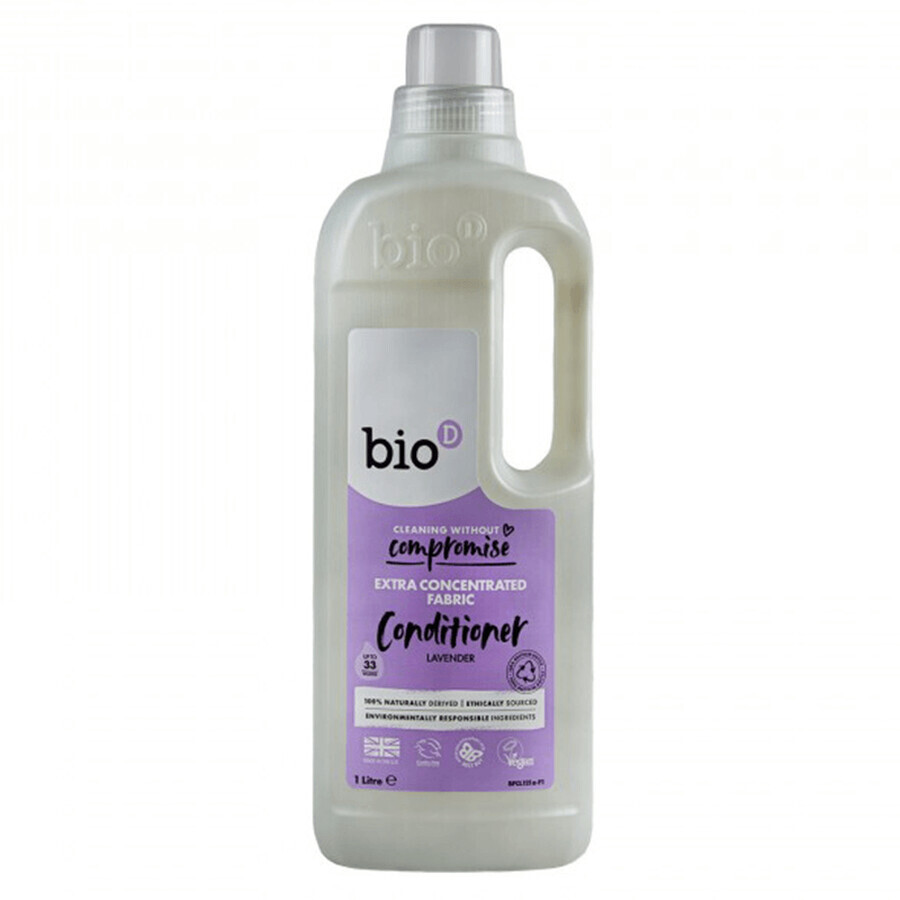 Bio-D, geconcentreerde wasverzachter, lavendel, 1 l