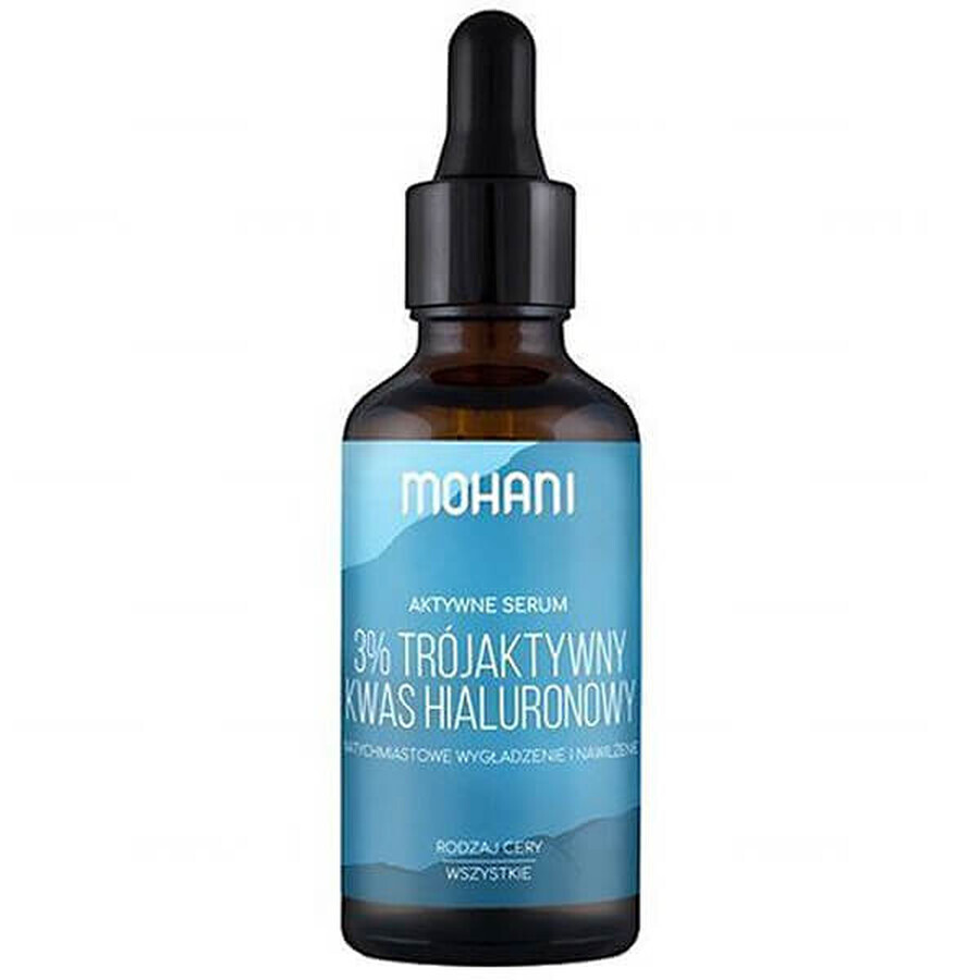 Mohani, acido ialuronico triattivo, gel al 3%, 50 ml