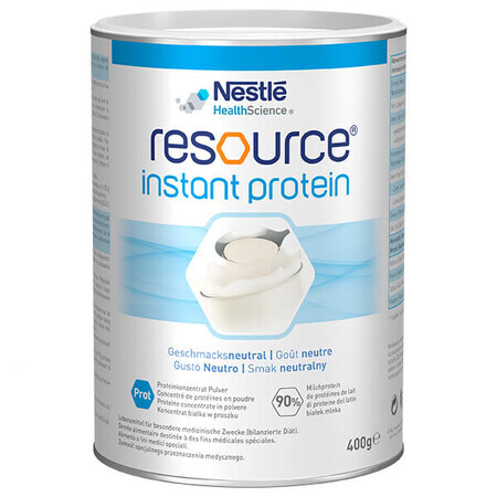 Resource Instant Proteïne, voedingspreparaat, neutrale smaak, 400 g