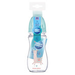 Canpol Babies EasyStart, biberón anticólicos, boca ancha, verde, a partir de 12 meses, 300 ml