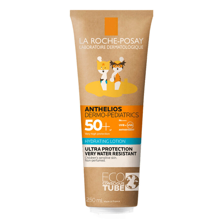 La Roche-Posay Anthelios Dermo Pediatrics, beschermende gezichts- en lichaamsmelk voor baby's en kinderen, SPF 50+, 250 ml