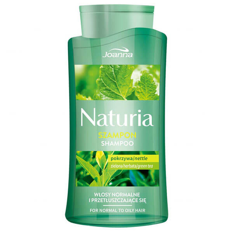 Joanna Naturia, haarshampoo met brandnetel en groene thee, 500 ml