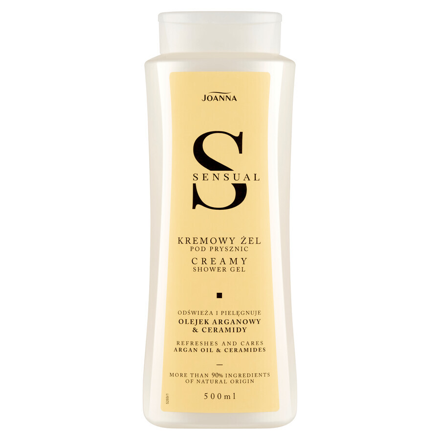 Joanna Sensual, gel crema per doccia, olio di argan, 500 ml