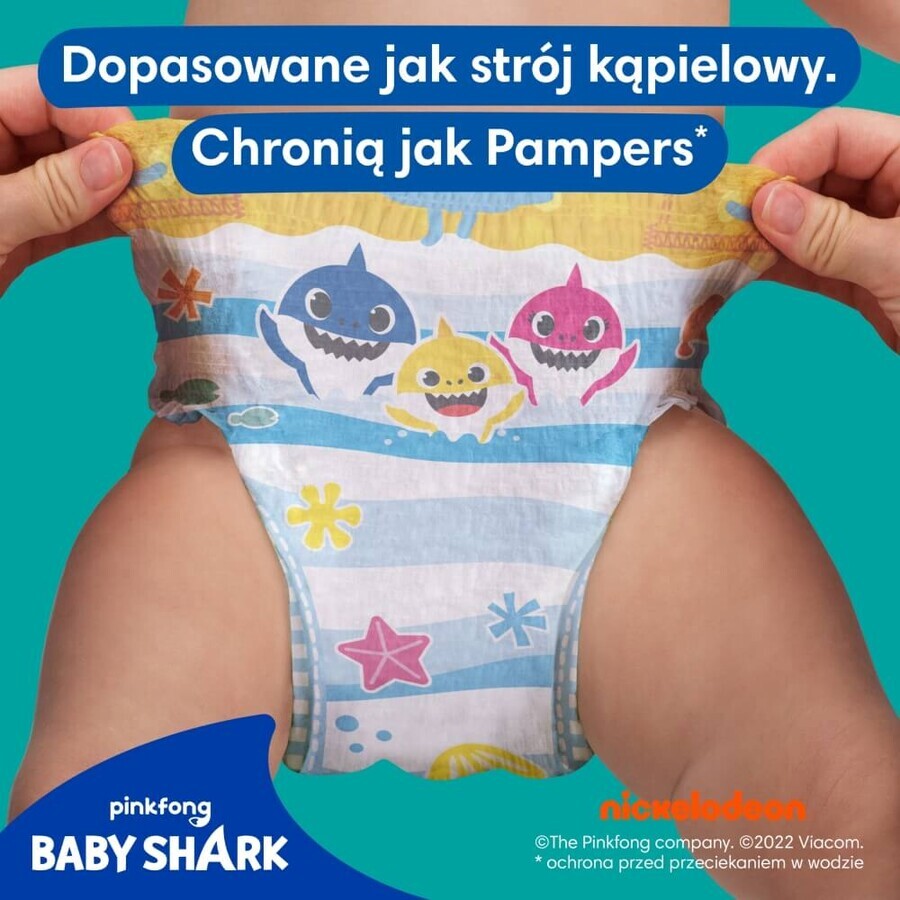 Pampers Splashers, zwemluiers, maat 4-5, 9-15 kg, 11 stuks