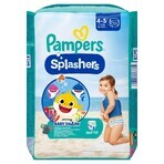 Pampers Splashers, zwemluiers, maat 4-5, 9-15 kg, 11 stuks