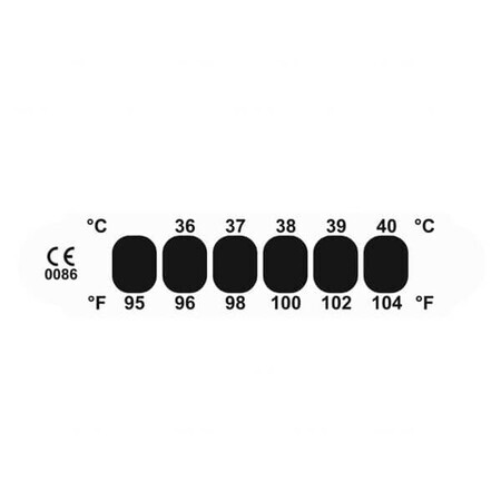 Forehead thermometer, mercury-free, 1 pc