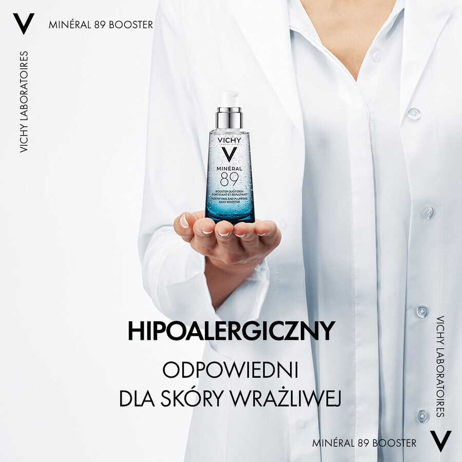 Vichy Mineral 89, versterkende en hydraterende booster met hyaluronzuur, 50 ml