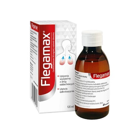 Flegamax 50 mg/ml, oplossing voor oraal gebruik, 120 ml