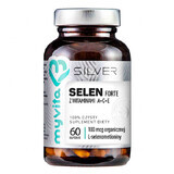 Myvita Silver, selenio (L-selenometina) 100 mcg + vitamina A C E, 60 cápsulas