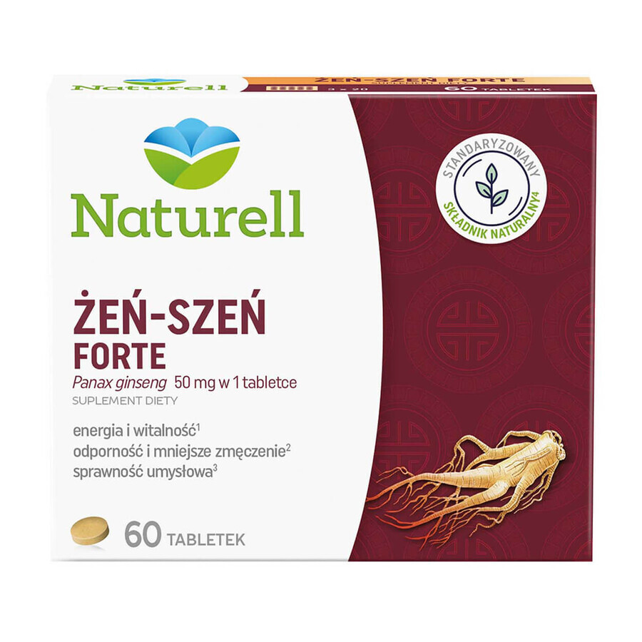 Naturell, Ginseng Forte, 60 compresse