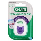 Sunstar Gum Expending Floss, hilo dental, encerado, hinchable, 30 m