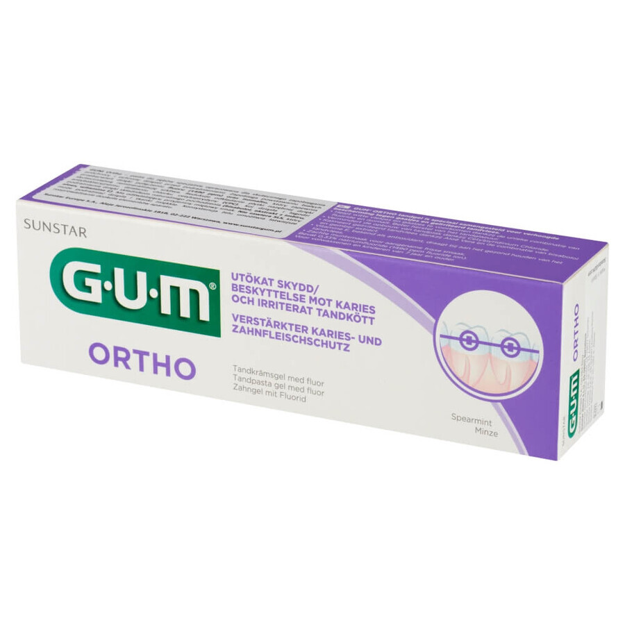 Sunstar Gum Ortho, toothpaste, 75 ml