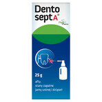 Dentosept A, collutorio, con applicatore, 25 g