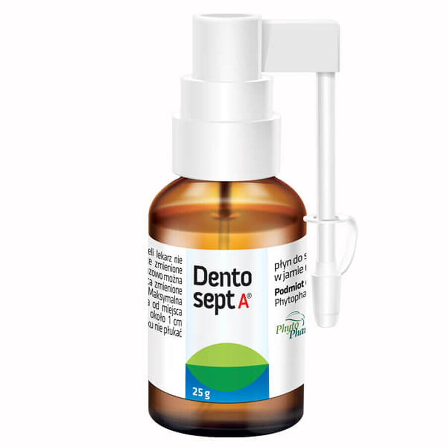 Dentosept A, collutorio, con applicatore, 25 g