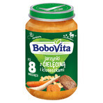 BoboVita Dinner, vegetables with veal and noodles, after 8 months, 190 g