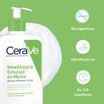 CeraVe, hydraterende reinigingsemulsie, normale en droge huid, 473 ml