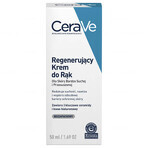 CeraVe, crème régénératrice pour les mains aux céramides, peaux très sèches et déshydratées, 50 ml