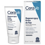 CeraVe, crème régénératrice pour les mains aux céramides, peaux très sèches et déshydratées, 50 ml