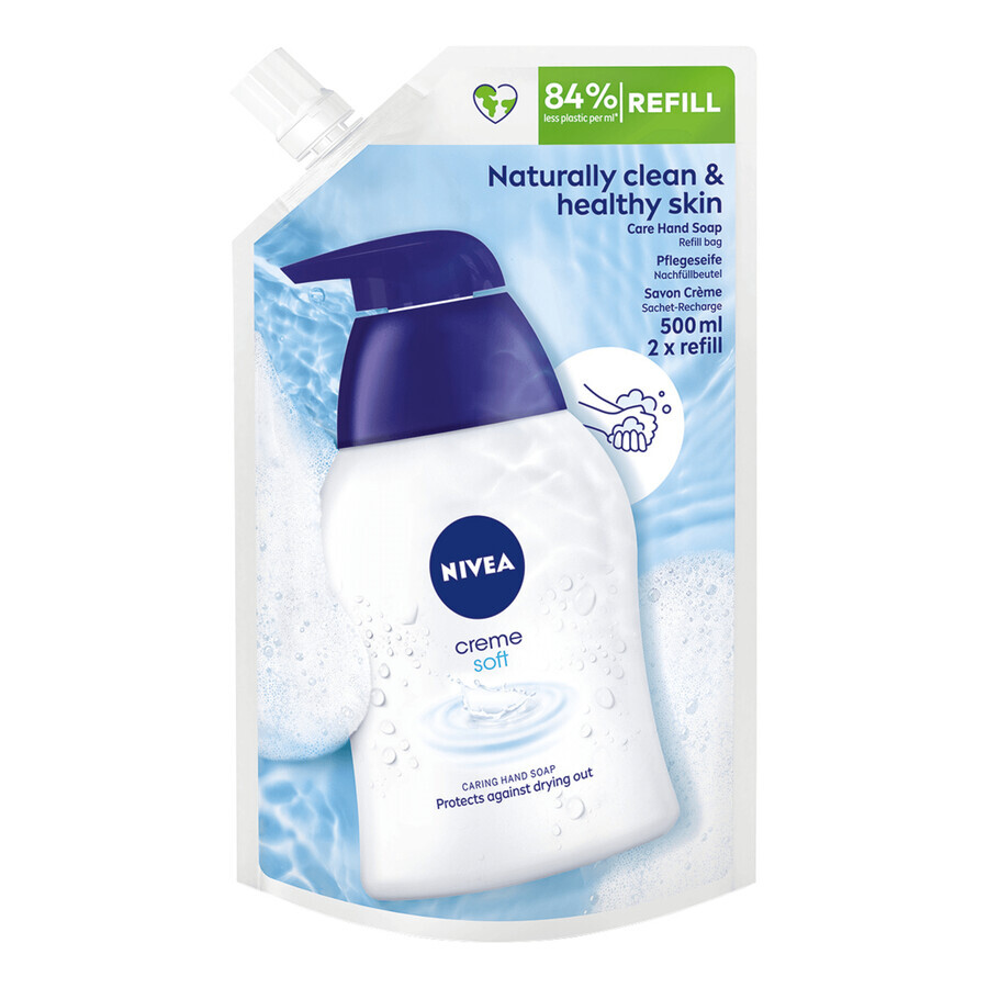 Nivea, săpun lichid cremă moale, cremă moale, stoc, 500 ml